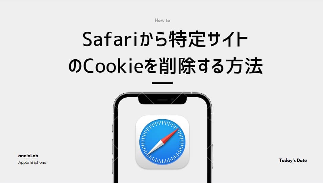 safari-iphone-特定のサイトのみクッキーを削除する方法２